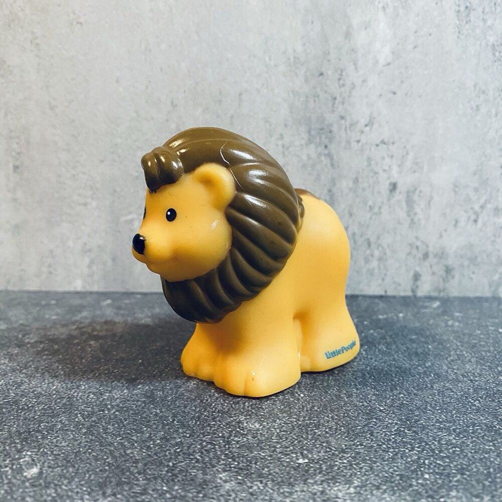 2007 VTG Fisher Price Little People Figure Noah's Ark  Lion Figurine